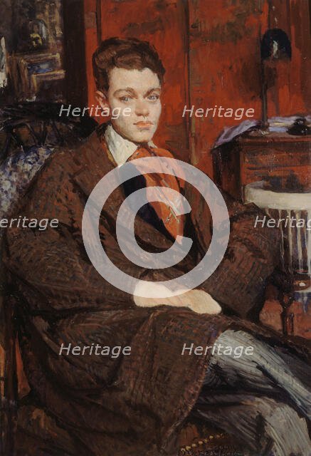 Portrait of René Crevel (1900-1935), 1928. Creator: Blanche, Jacques-Émile (1861-1942).