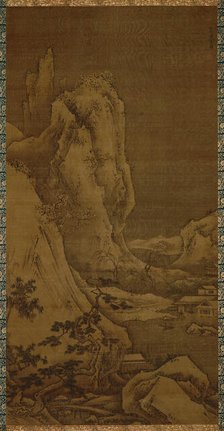 Landscape of Four Seasons: Winter, 15th century. Creator: Sesshu; Toyo (1420-1506).