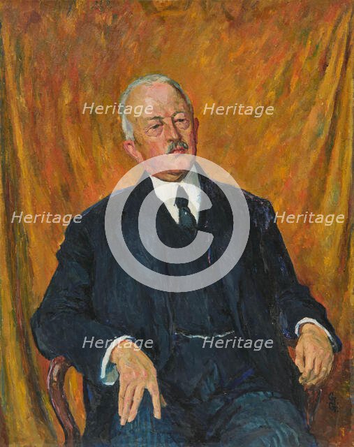 Portrait of Dr. Wilhelm Carl Escher, 1926. Creator: Giacometti, Giovanni (1868-1933).
