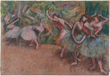 Ballet Scene, c. 1907. Creator: Edgar Degas.