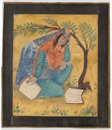 The reader in the garden, c1800s. Creator: Unknown.