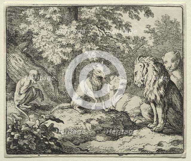 Reynard the Fox: Further False Testimony from Reynard. Creator: Allart van Everdingen (Dutch, 1621-1675).