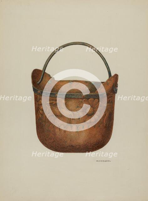 Bucket, c. 1940. Creator: William Kieckhofel.