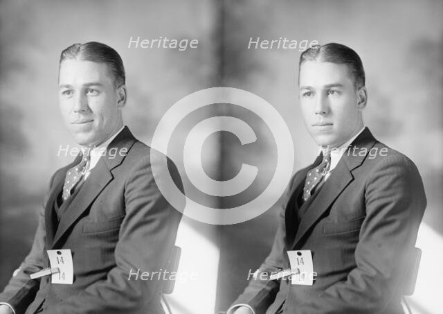 Keadle, D.V. Portrait, 1929. Creator: Harris & Ewing.