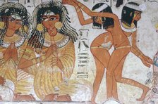 Fragment of wall painting from the tomb of Nebamun, Thebes, Egypt, 18th Dynasty, c1350 BC. Artist: Unknown