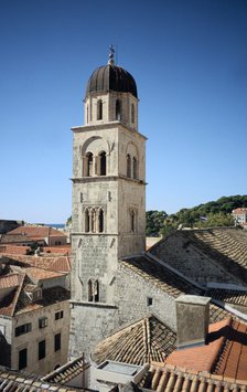 Tower of the Franciscan Monastery, Old Town, Dubrovnik, Croatia.