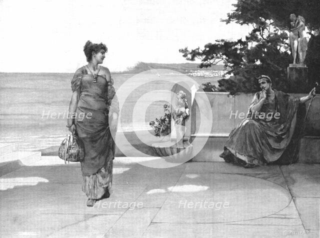 "Old Love Renewed"; after JR Weguelin', 1891. Creator: Unknown.