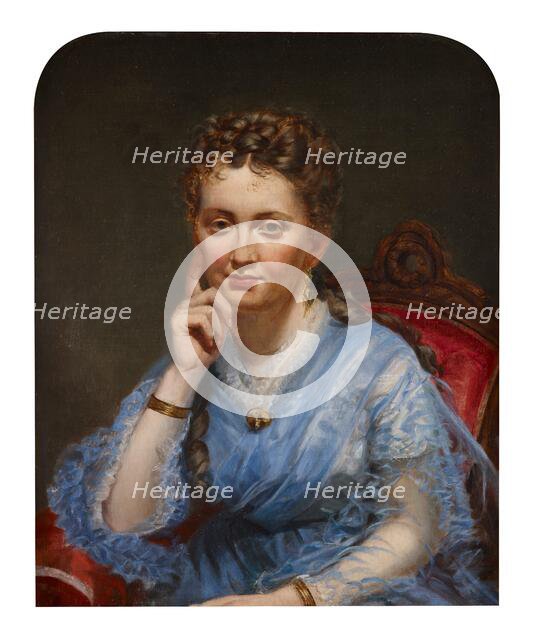 Virginia Rohm Wilson, about 1875. Creator: Jacob Cox.