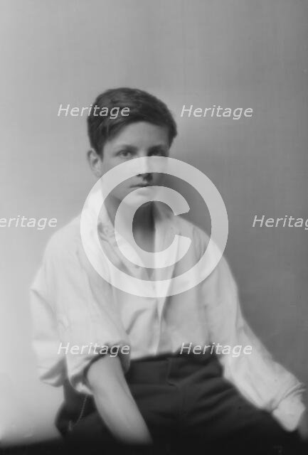 Burden, William D., Mr., portrait photograph, 1914 Mar. 31. Creator: Arnold Genthe.