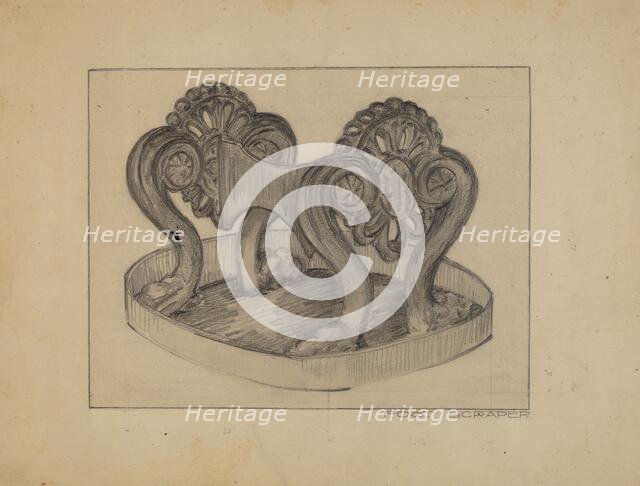 Foot Scraper, 1935/1942. Creator: Arelia Arbo.