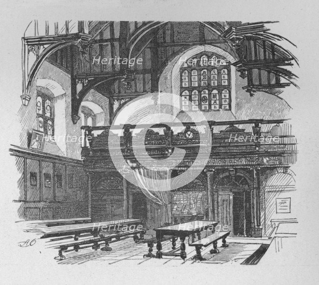'Gray's Inn Hall', 1890. Artist: Unknown.