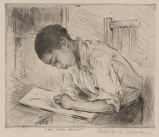 Young Negro Drawing, ca.1935 - 1943. Creator: Mathilde De Cordoba.