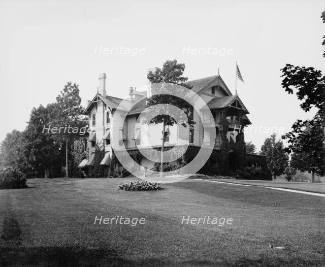 Lake Geneva, residence of Mr. L.Z. Leiter or Lieter, between 1880 and 1899. Creator: Unknown.