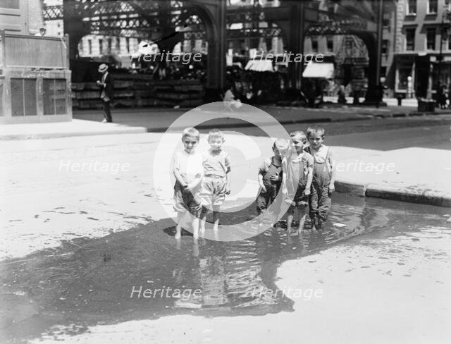 Children at play, N.Y., 1913. Creator: Bain News Service.