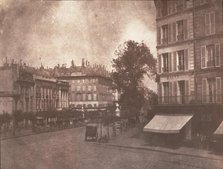 The Boulevards at Paris, May-June 1843. Creator: William Henry Fox Talbot.