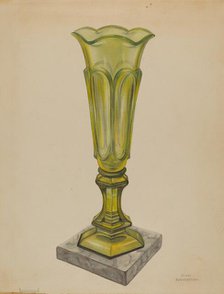 Vase, c. 1937. Creator: John Tarantino.