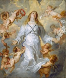 The Virgin as Intercessor, 1628/1629. Creator: Anthony van Dyck.