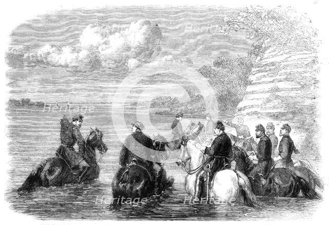 The Civil War in America: "My Reconnaissance with General Sickles in the Potomac..., 1861. Creator: Unknown.