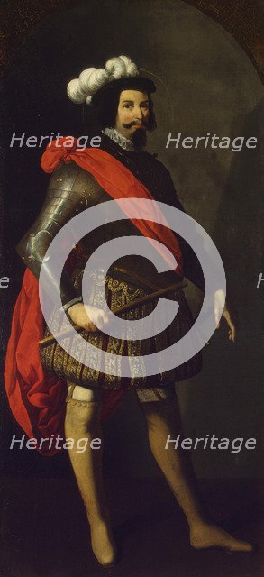 Saint Ferdinand III of Castile, ca 1630-1634. Artist: Zurbarán, Francisco, de (1598-1664)