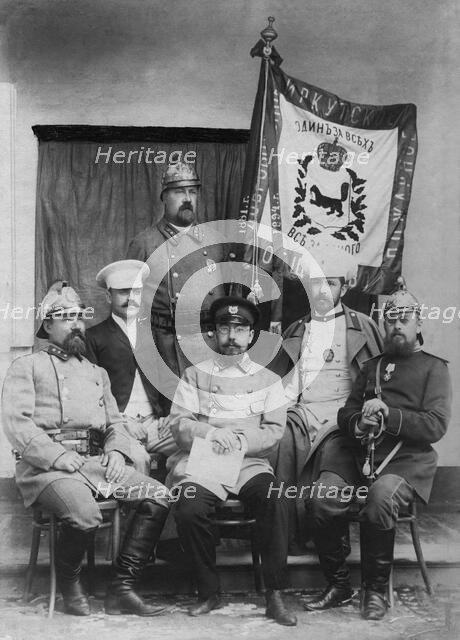 Irkutsk Voluntary Fire Society. Zeichmester of the society A.I. Andreev..., 1894. Creator: R Prorokov.