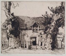 Duhen's Pig Farm, 1907. Creator: Martin Hardie.