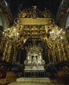 Main Chapel, Cathedral of Santiago, Santiago de Compostela, Galicia, Spain, 2008.  Creator: LTL.