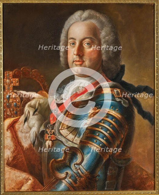 Portrait of Emperor Francis I of Austria (1708-1765), 1743-1745 . Creator: Liotard; Jean-Étienne (1702-1789).