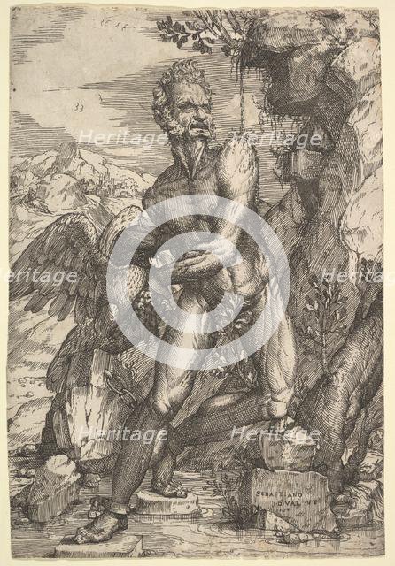 Prometheus, 1558. Creator: Sebastiano de Valentinis.