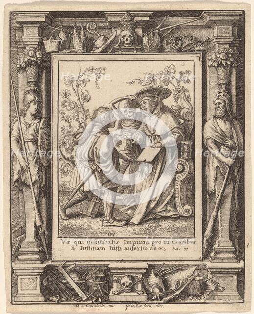 Cardinal, 1651. Creator: Wenceslaus Hollar.