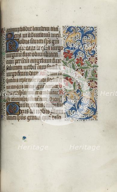 Book of Hours (Use of Rouen): fol. 100r, c. 1470. Creator: Master of the Geneva Latini (French, active Rouen, 1460-80).