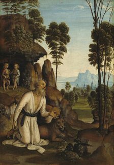 Saint Jerome in the Wilderness, c. 1490/1500. Creator: Perugino.