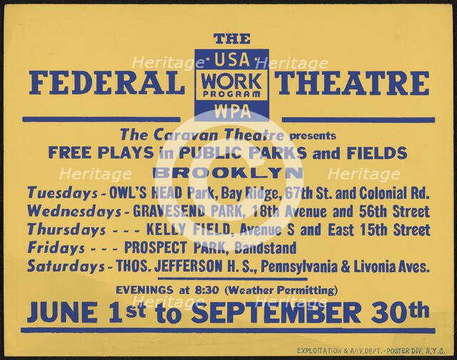 Caravan Theatre, New York, [1930s]. Creator: Unknown.