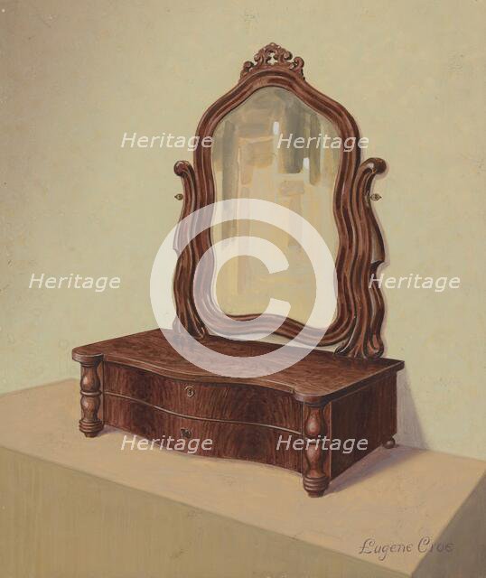 Dressing-glass, c. 1936. Creator: Eugene Croe.