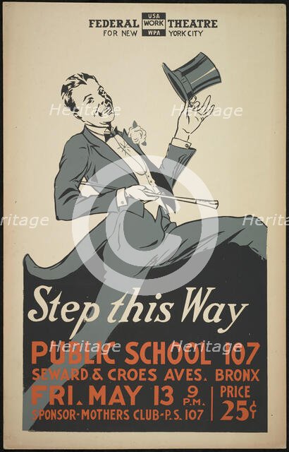 Step this Way, New York, 1938. Creator: Unknown.