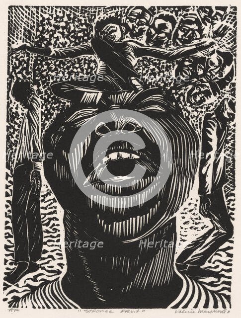 Strange Fruit, 1960. Creator: Valerie Maynard.