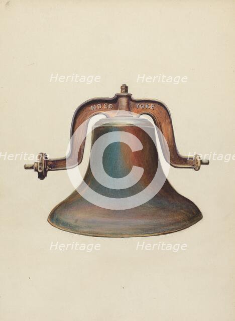 Church Bell, 1935/1942. Creator: Unknown.
