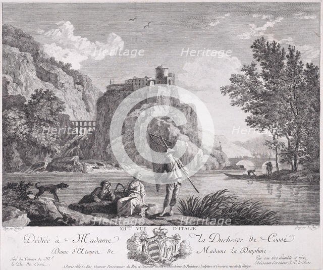 XIIeme Vue d'Italie. Le Bas, 18th century. Creator: Unknown.