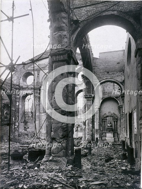 St Mary-le-Bow, London, 1941. Artist: Anon