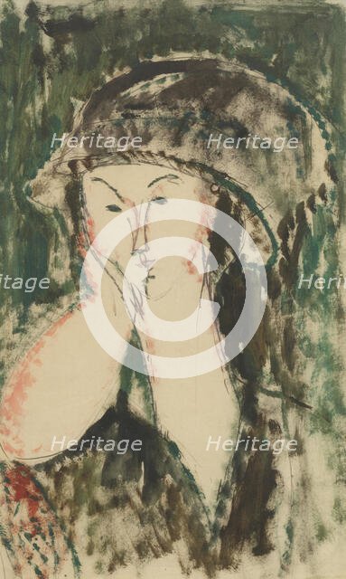 Portrait of Beatrice Hastings, 1914-1915. Creator: Modigliani, Amedeo (1884-1920).