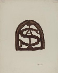 Trivet, c. 1941. Creator: Margaret Golden.