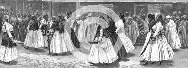 ''Sierra Leone Street Scenes -- A Funeral Procession', 1890. Creator: Unknown.