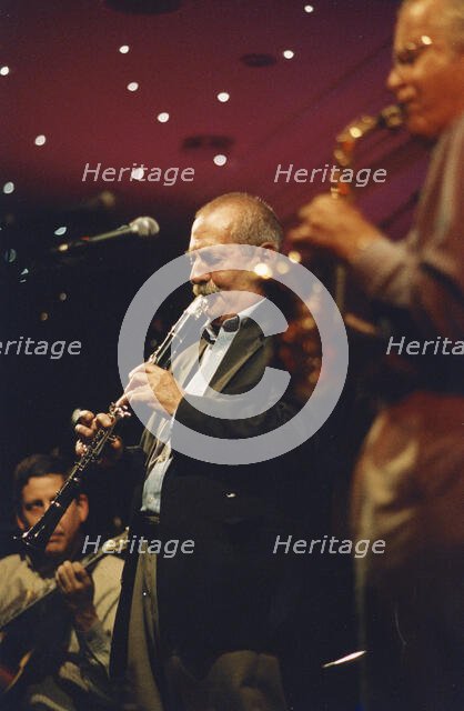 Kenny Davern, Bob Wilber and James Chirillo, Nairn International Jazz Festival, Scotland,  2004. Creator: Brian Foskett.