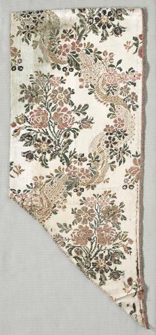 Textile Fragment, mid 1700s. Creator: Unknown.