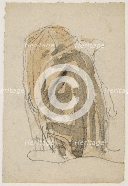 'Cat washing itself', 1896-1939. Artist: Gwendolen Mary John