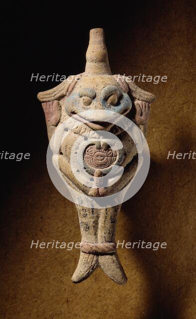 Toad Ocarina, between c.700 and c.900 AD. Creator: Unknown.