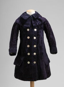 Coat, French, 1882. Creator: Unknown.