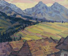 Landscape near Zdiar, 1940-1945. Creator: Gustav Mally.