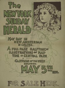 The New York Sunday herald. May day [..] May 5th 1895., c1895. Creator: Charles Hubbard Wright.