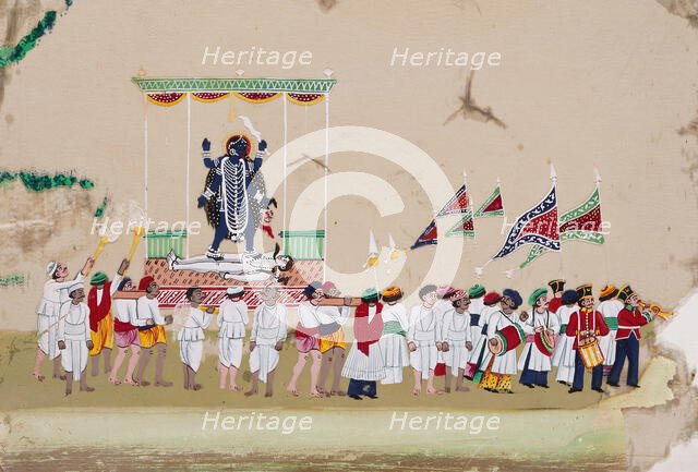 Religious Procession: Kali, c1800. Creator: Unknown.