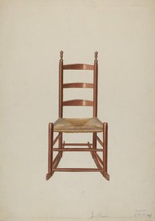 Ladder Rock Chair, 1937. Creator: John Sullivan.